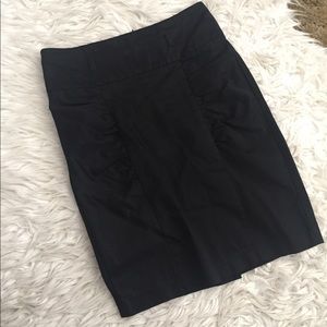 Black professional pencil skirt